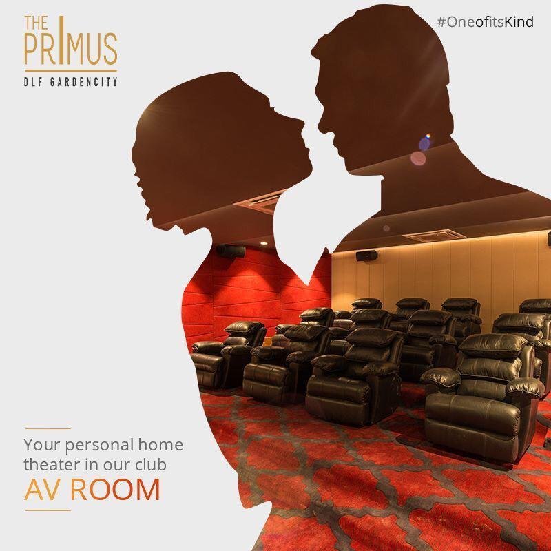 Enjoy your personal home theatre at DLF The Primus in Gurgaon